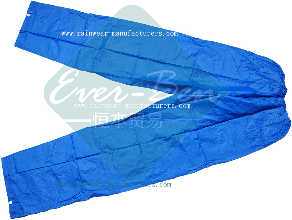China Blue PVC pants supplier